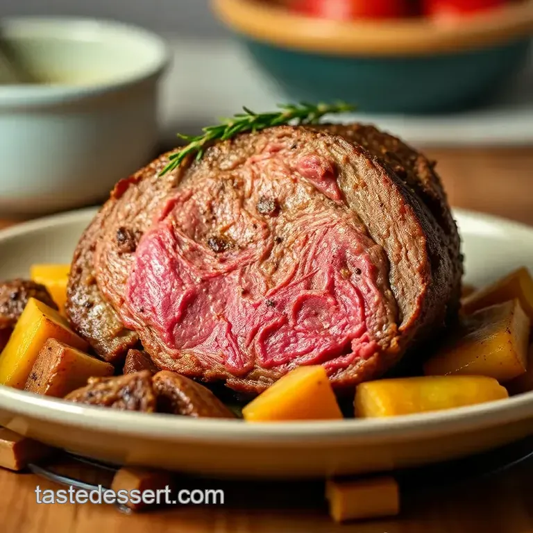How to Cook a Beef Bottom Round Roast presentation
