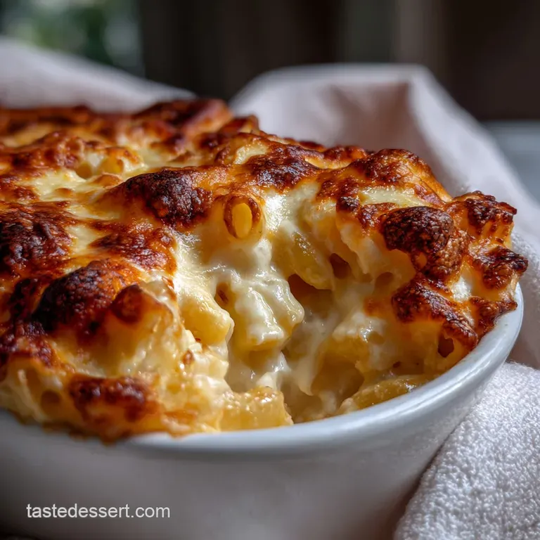 Italian Mac and Cheese: Creamy Four-Cheese Bake