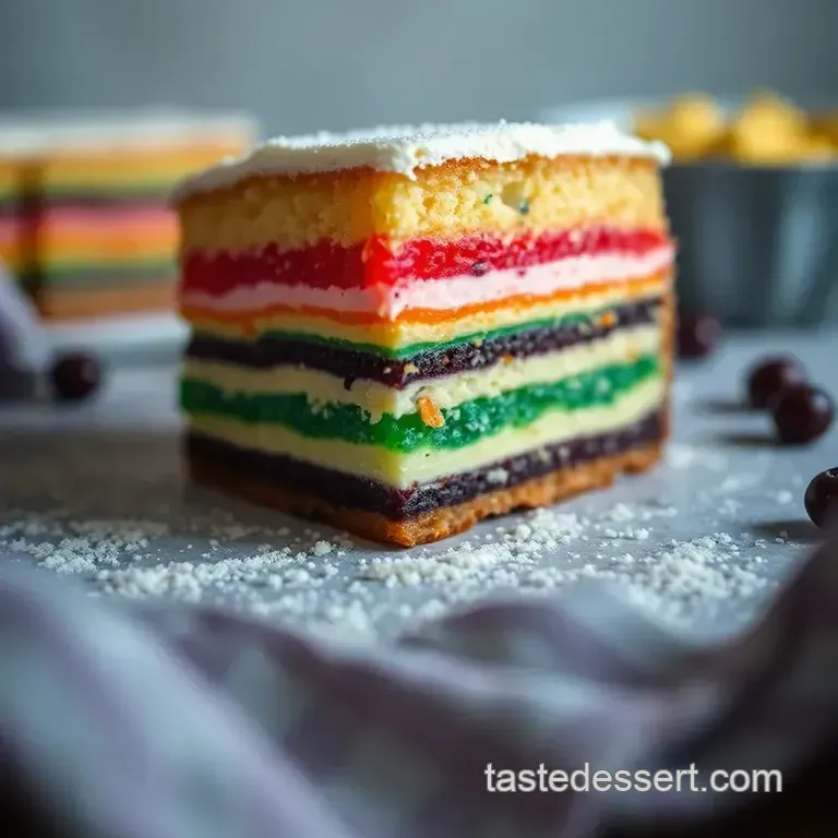 Italian Rainbow Cookies (Seven Layer Heaven!) presentation