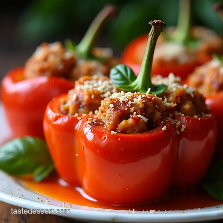 Italian Stuffed Peppers A Flavor Fiesta in Every Bite