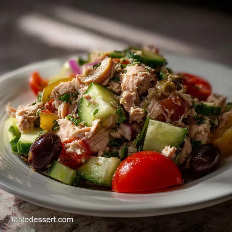 Bright Italian Tuna Salad: Mayo-Free Perfection