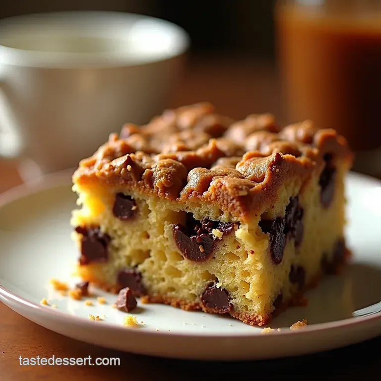 Java Jolt Chocolate Chip Coffee Cake presentation