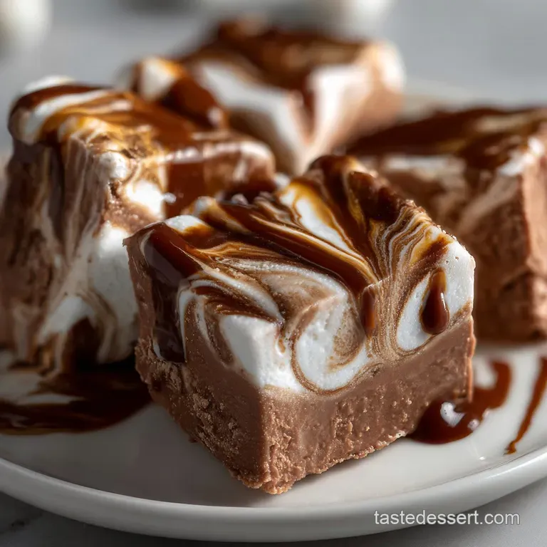 Jet Puffed Fudge: Velvety Smooth Marshmallow Swirl presentation