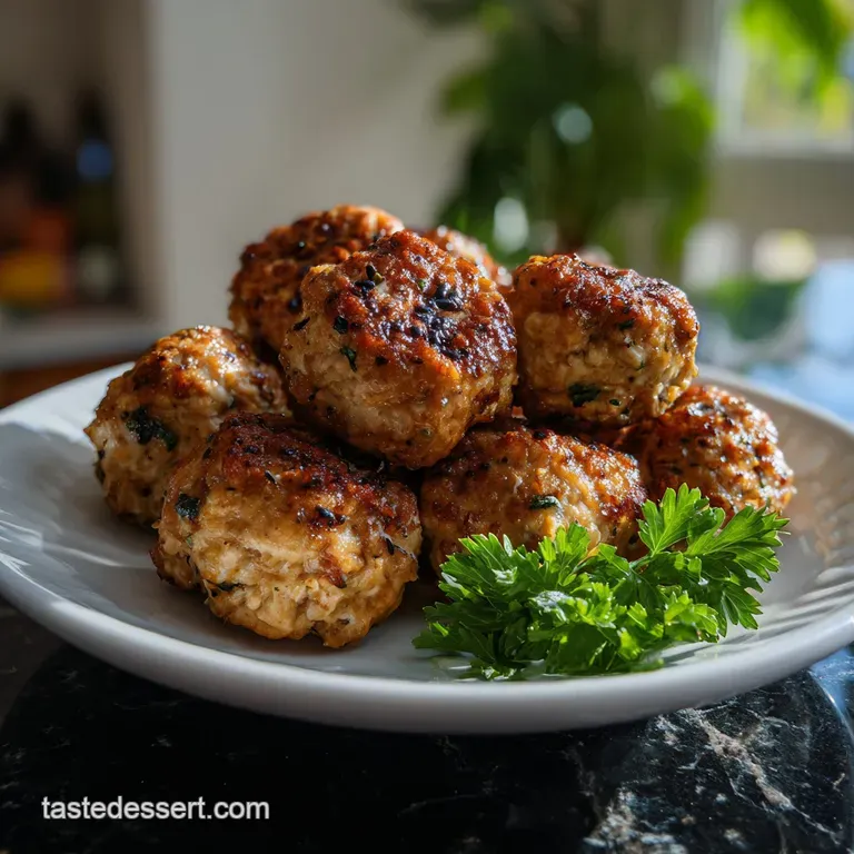 Juicy Baked Chicken Meatballs: No Dryness Here