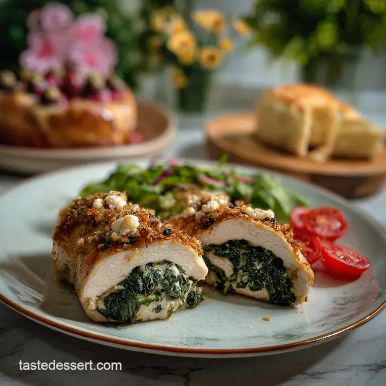 The Only Spinach Stuffed Chicken Breast Recipe That Works presentation