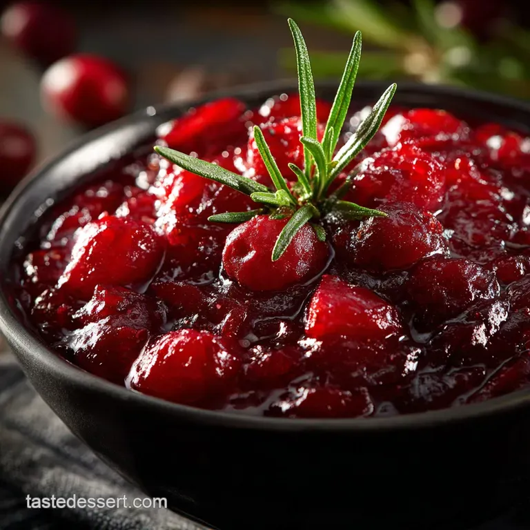 Julia Childs Cranberry Sauce: Simple Sophistication for Your Holiday Table presentation