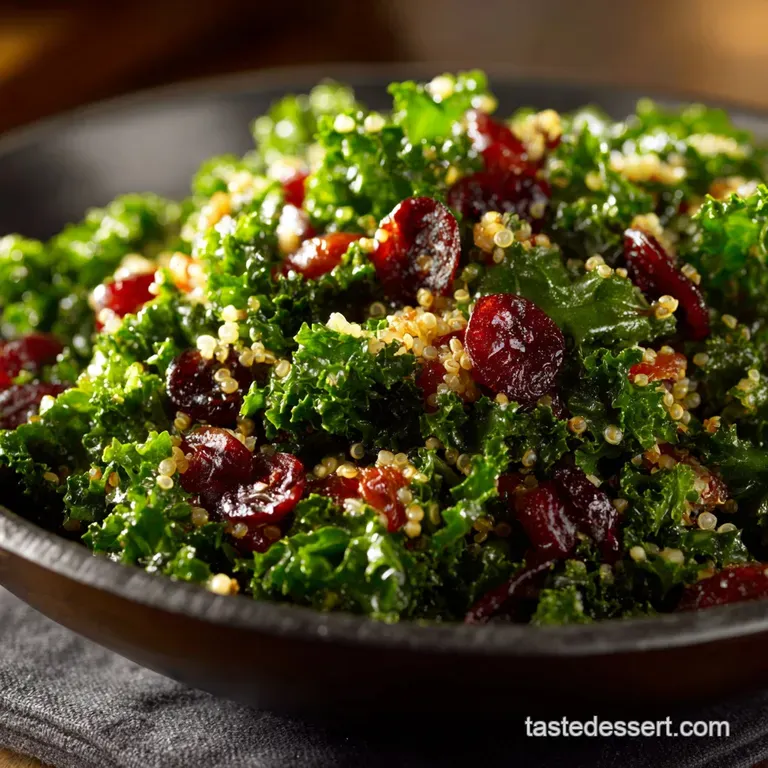 Kale Salad with Quinoa and Cranberries the Ultimate Meal Prep Grain Bowl presentation