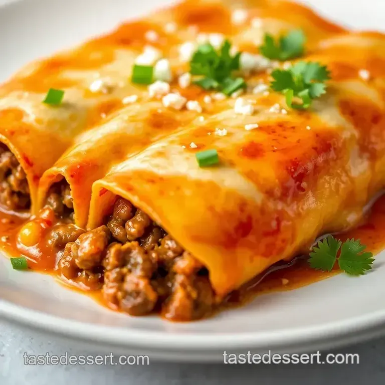 Kickin&#039 Beef Enchiladas: From Humble Beginnings to Fiesta Fantastic! presentation