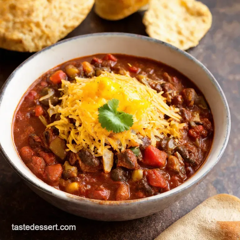 Kickin Cowboy Chili a Hearty Homemade Classic presentation