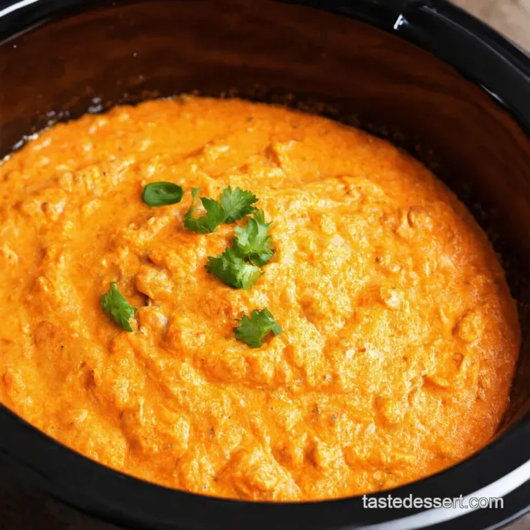 Kickin Crock Pot Buffalo Chicken Dip