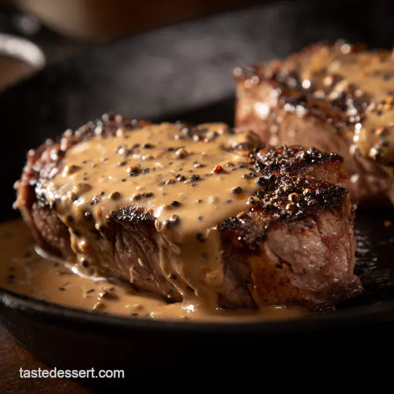 Kickin Peppercorn Sauce for Steak Bistro Magic