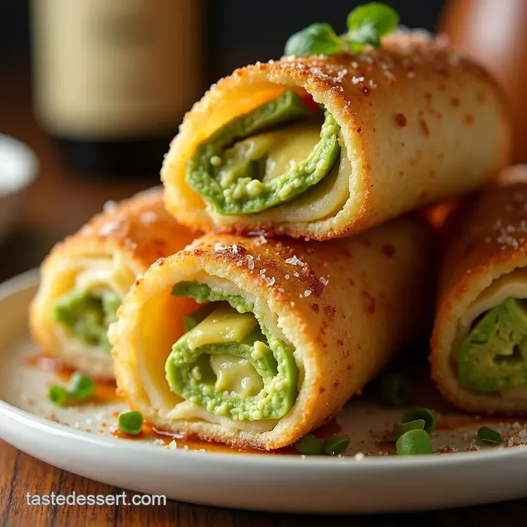 Knockout Avocado Egg Rolls Cheesecake Factory Copycat presentation
