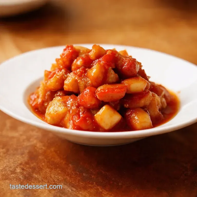 Knockyoursocksoff Sweet and Sour Sauce presentation