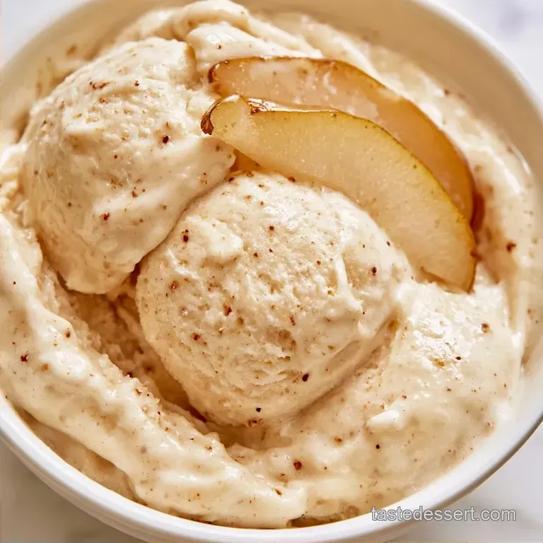 Korean Pear Ice Cream: Creamy and Floral