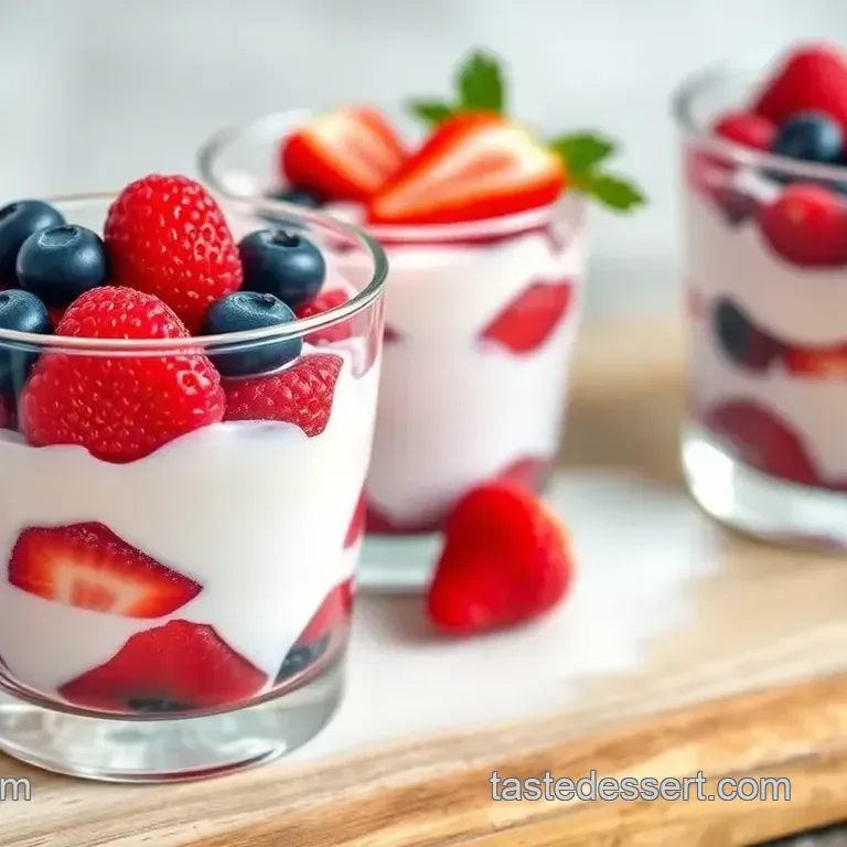 Elegant Layered Berry Mousse