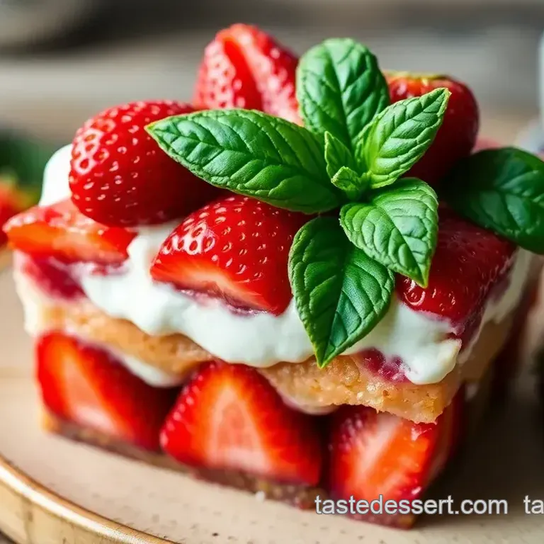 Layered Strawberry Basil Delight