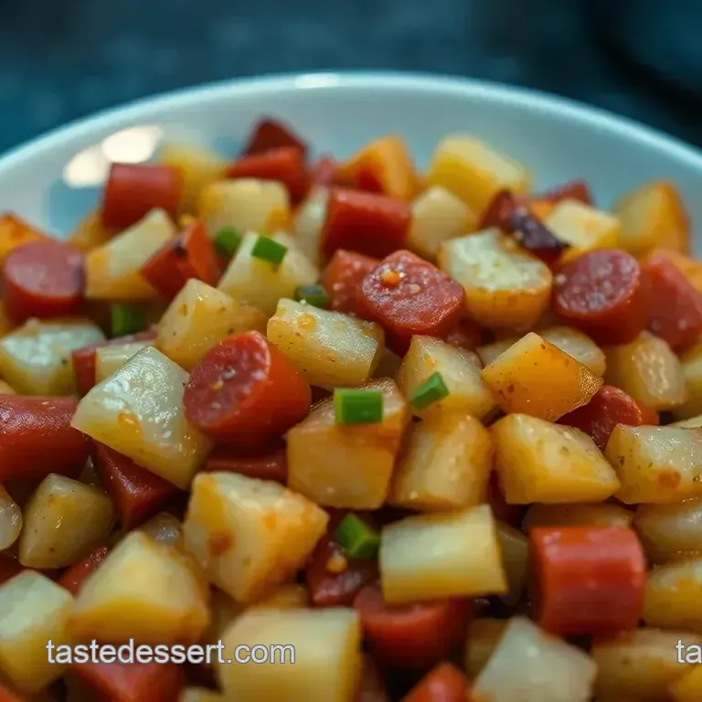 Leftover Hot Dog Hash: A Savory Morning Delight
