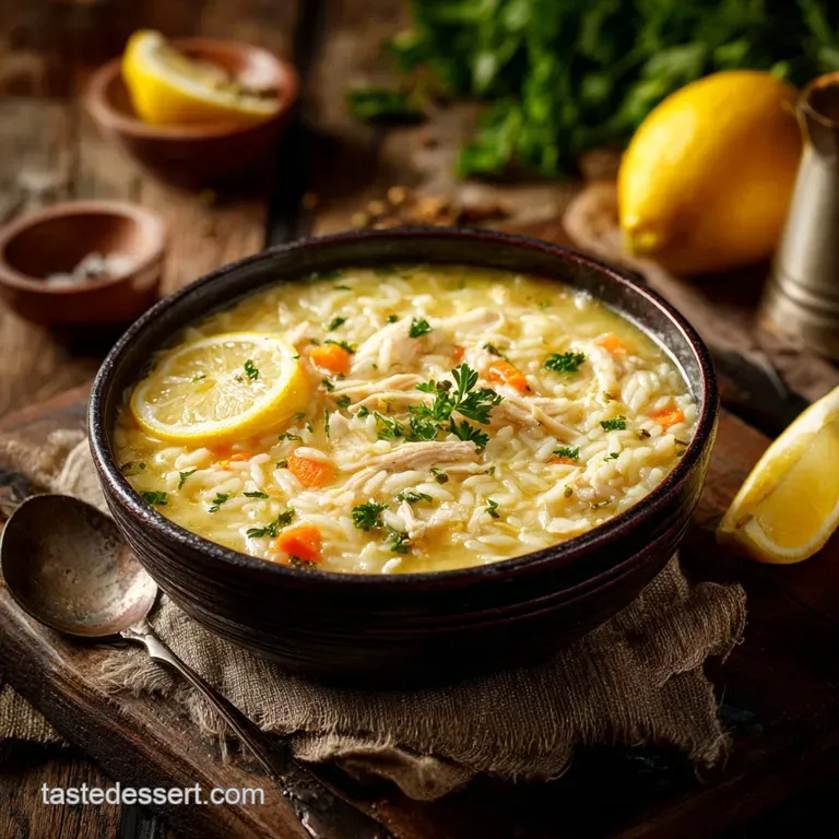 Lemon Chicken Orzo Soup: the Brightest Bowl of Avgolemono Sunshine presentation