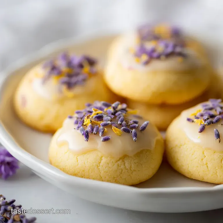 Lemon Lavender Thumbprint Cookies: Tender and Aromatic