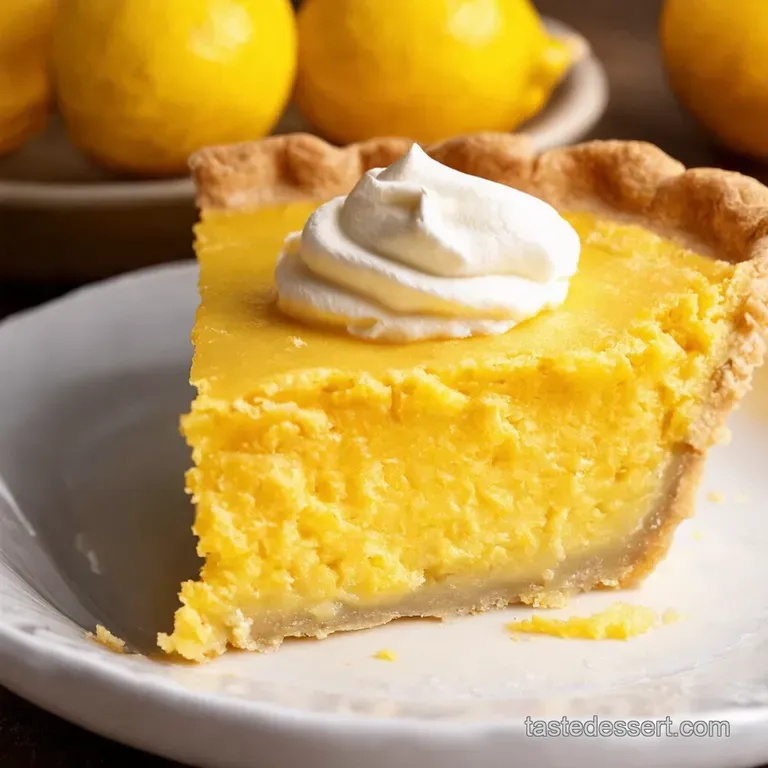 Lemon Pie Filling presentation