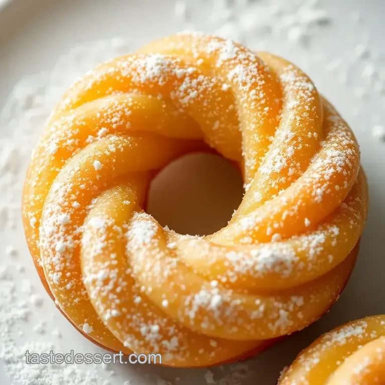 Light and Airy French Crullers presentation