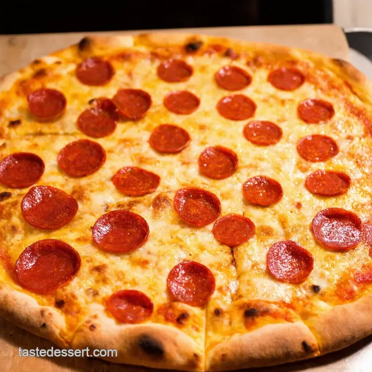 Light Crispy Tortilla Pepperoni Pizzas presentation