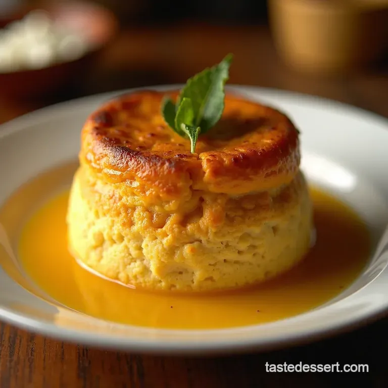 The Velvety Velouté A Lighter FrenchStyle Sweet Potato Soufflé presentation