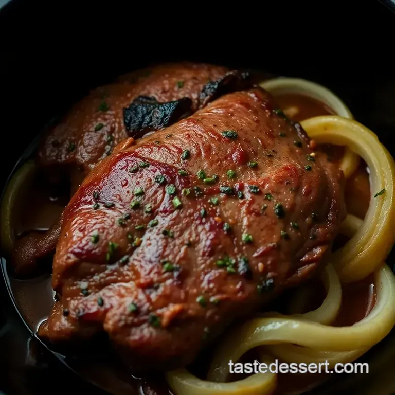 London Broil Bliss: Slow Cooker Perfection presentation