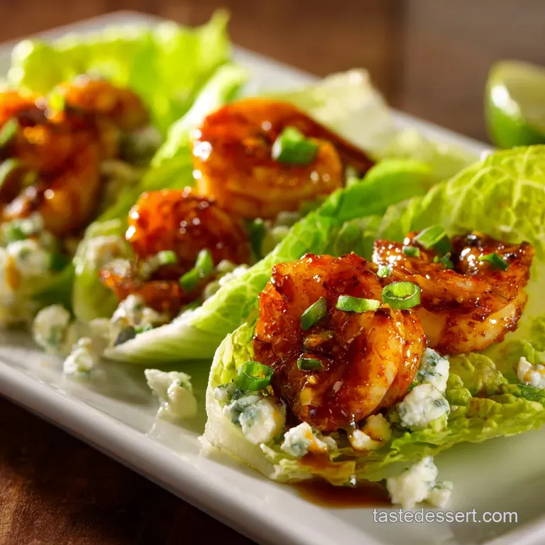 LowCarb Buffalo Shrimp Lettuce Wraps: Fast Guilt-Free Pub Flavor