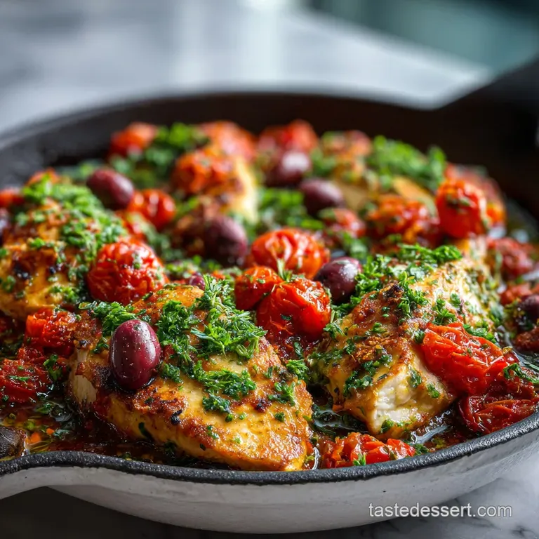 Beautifully plated grilled chicken breast alongside a mound of fluffy cauliflower rice, drizzled with a light sauce, garni...