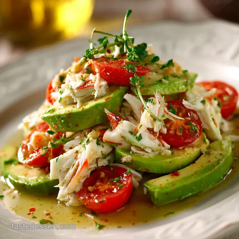 Avocado and Lump Crab Salad: The Elegant No-Cook Riviera Stack