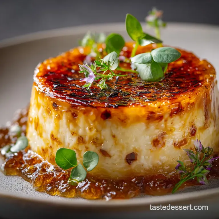 Crab Brulee: the Chelsea Smile Luxury Recipe presentation