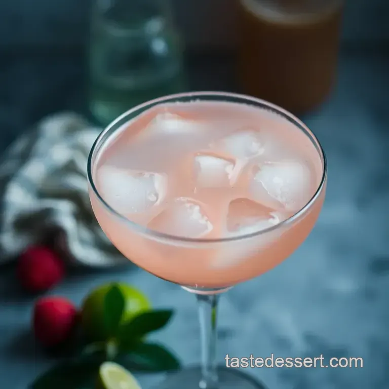 Lychee Fruit Martini: A Tropical Sip of Paradise presentation