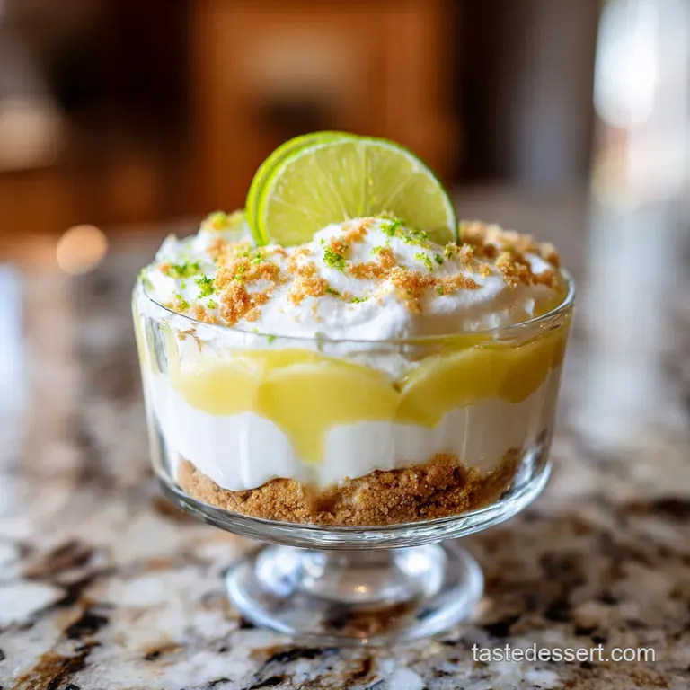 Slice of key lime pie on a white plate, swirls of whipped cream, and lime zest creates an inviting and tangy-looking dessert.