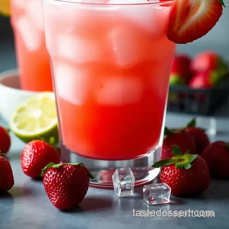 Malibu Barbie Drink: a Beachy Berry Bliss presentation