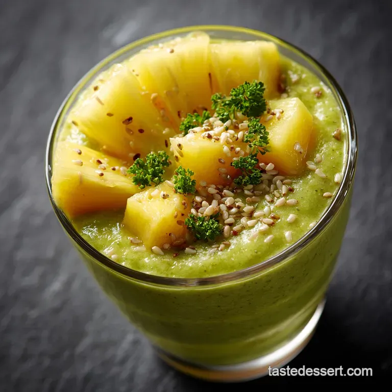 Mango Banana Hemp Seed Green Smoothie: The Tropical Dynamo
