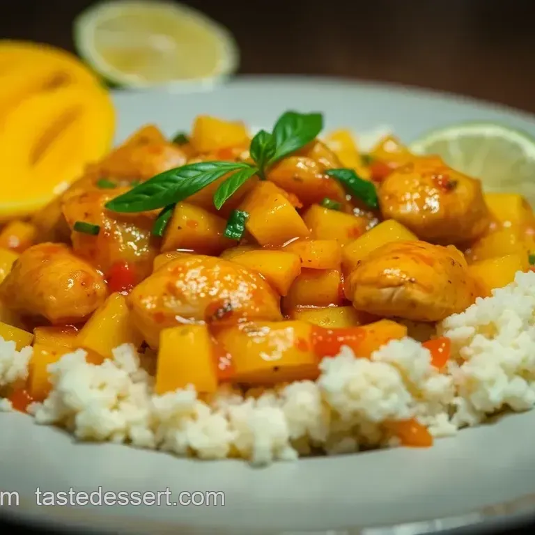 Mango Habanero Glazed Chicken