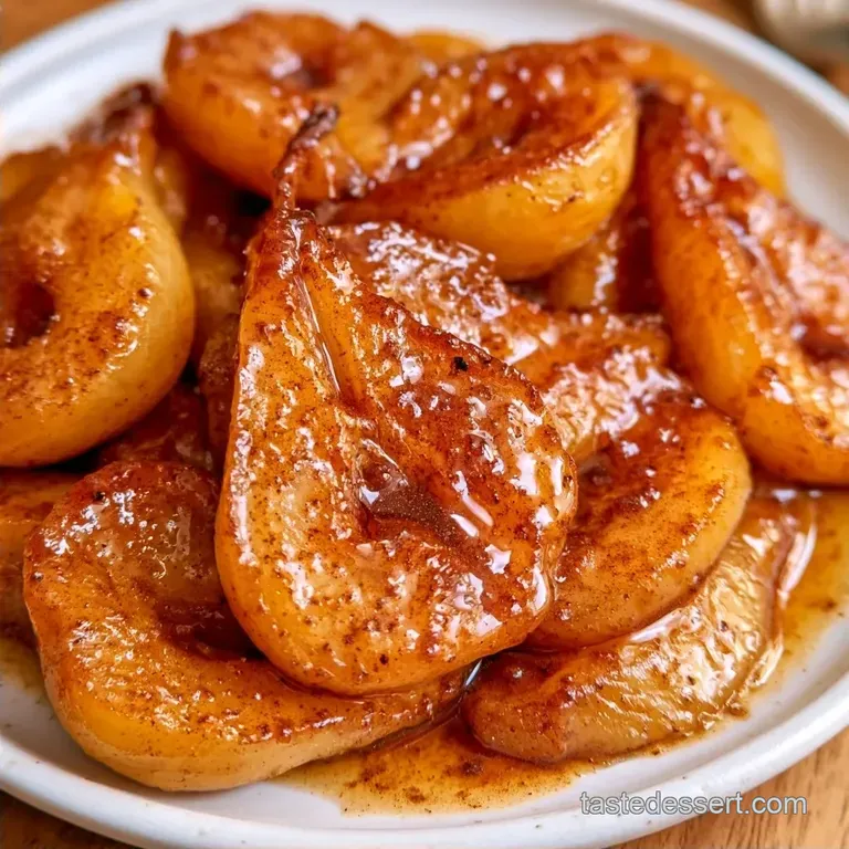 Maple Baked Pears with Cinnamon