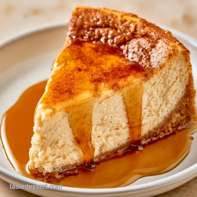 Failure-Proof Maple Cinnamon Cheesecake