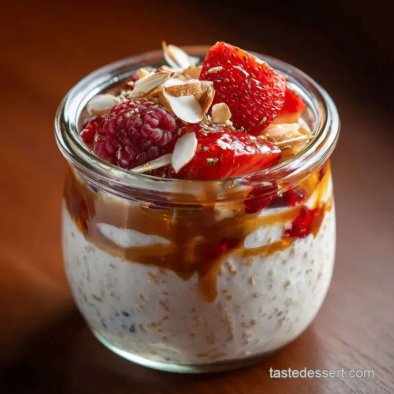 Overnight Oats: the Perfect Maple Cinnamon No-Cook Breakfast presentation
