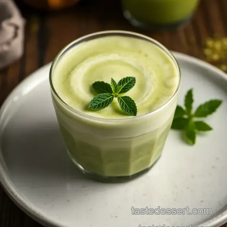 Matcha Cold Foam Delight presentation