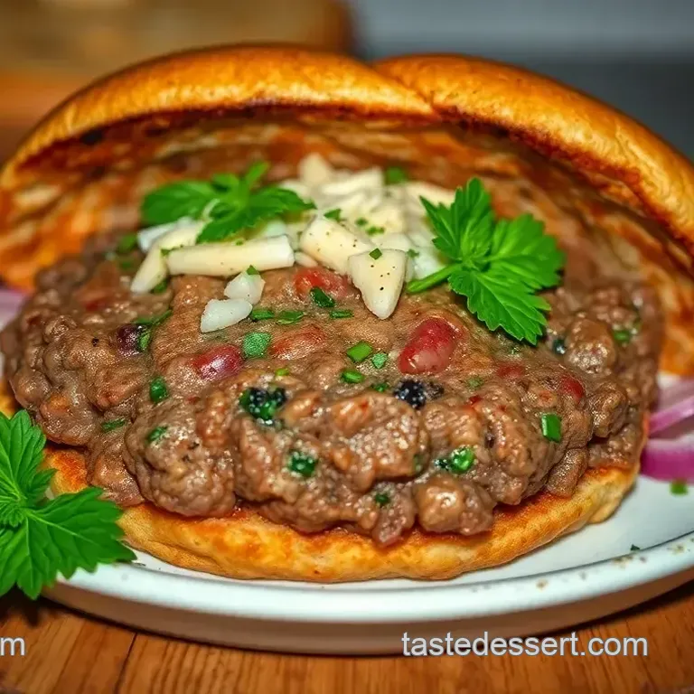 Mediterranean Lamb Burgers with Whipped Feta & Mint
