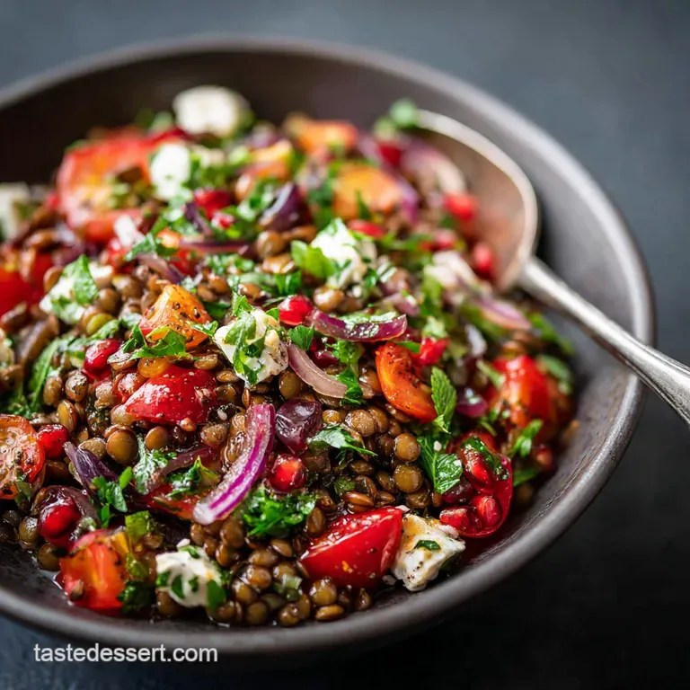 Lentil Salad: the Ultimate Mediterranean Meal Prep Dish presentation