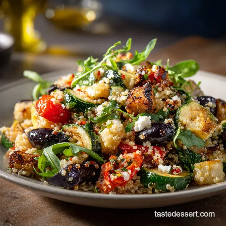 Mediterranean Quinoa Salad: Sunshine-in-a-Bowl with Lemon Vinaigrette