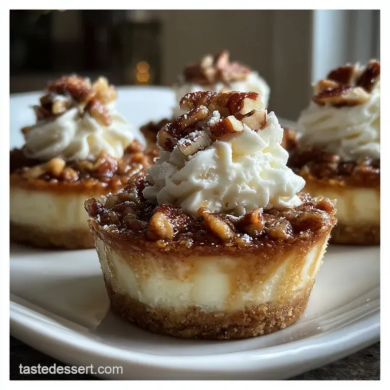 Mini Pecan Pie Cheesecakes