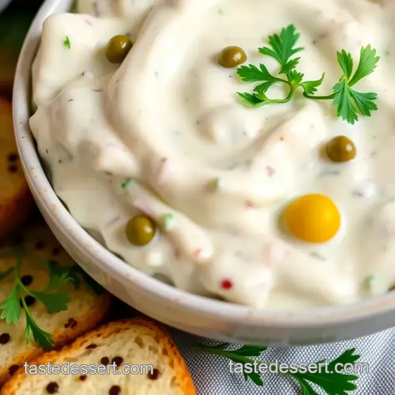 Zesty Homemade Tartare Sauce in Just 10 Minutes! presentation