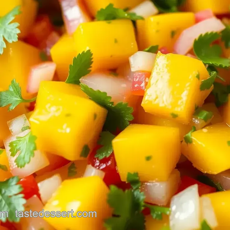 Quick and Zesty Fresh Mango Salsa in Just 10 Minutes!