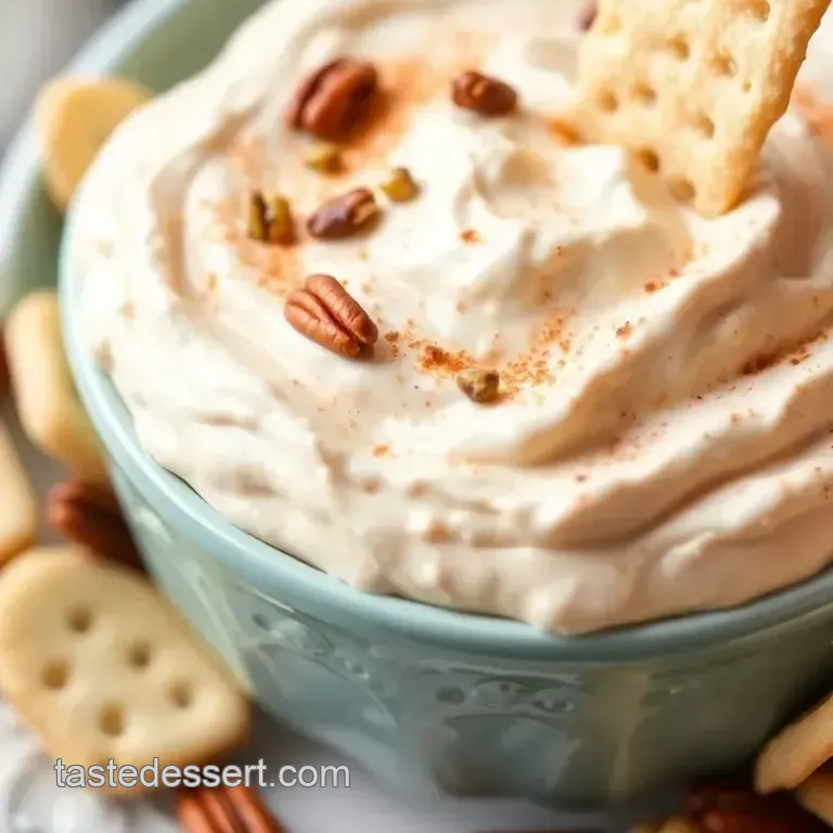 Sweet Pecan Bliss Dip presentation