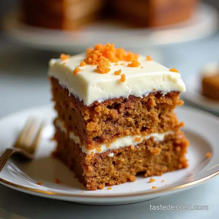 The Ultimate Moist Carrot Cake with Tangy Cream Cheese Frosting