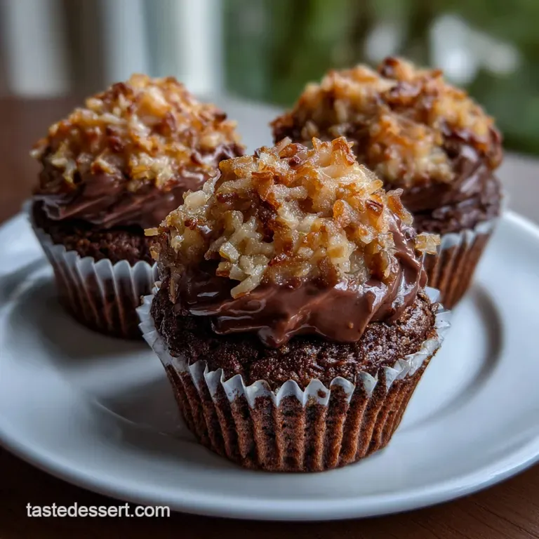 German Chocolate Cupcakes A Taste of | Intense Cocoa Depth